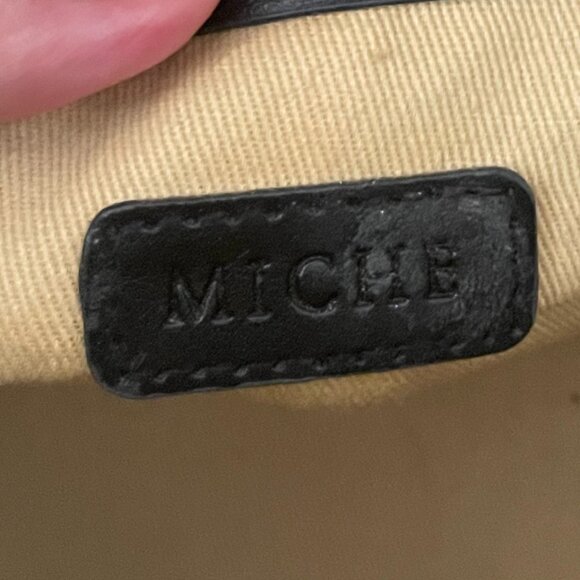 Miche Classic Black Top Handle Base w/Ebony Cover Vegan Leather Medium Size - Picture 4 of 16